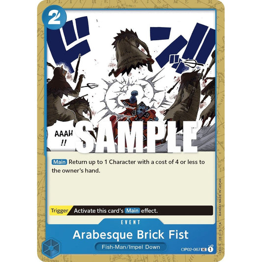 Image for Arabesque Brick Fist (OP02-067) (OP02) - One Piece Card Game