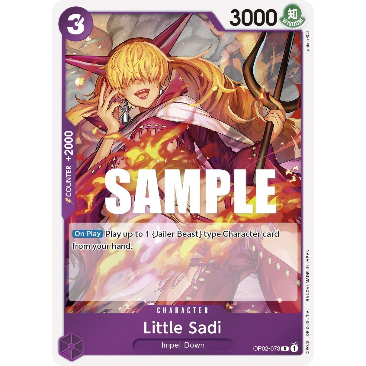 Image for Little Sadi (OP02-073) (OP02) - One Piece Card Game