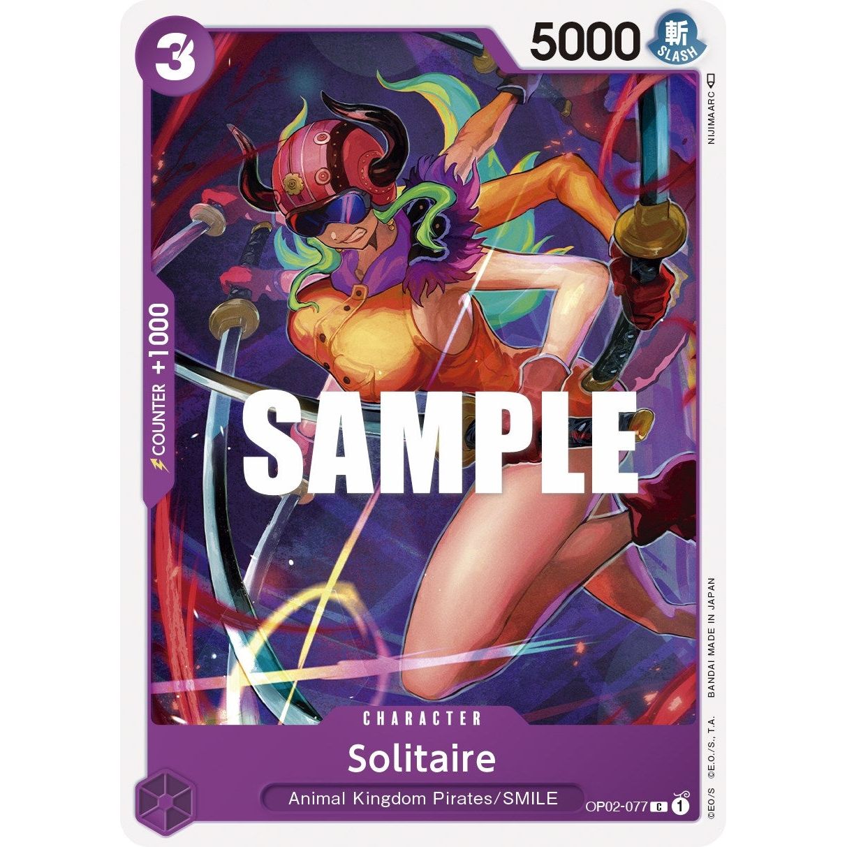 Image for Solitaire (OP02-077) (OP02) - One Piece Card Game