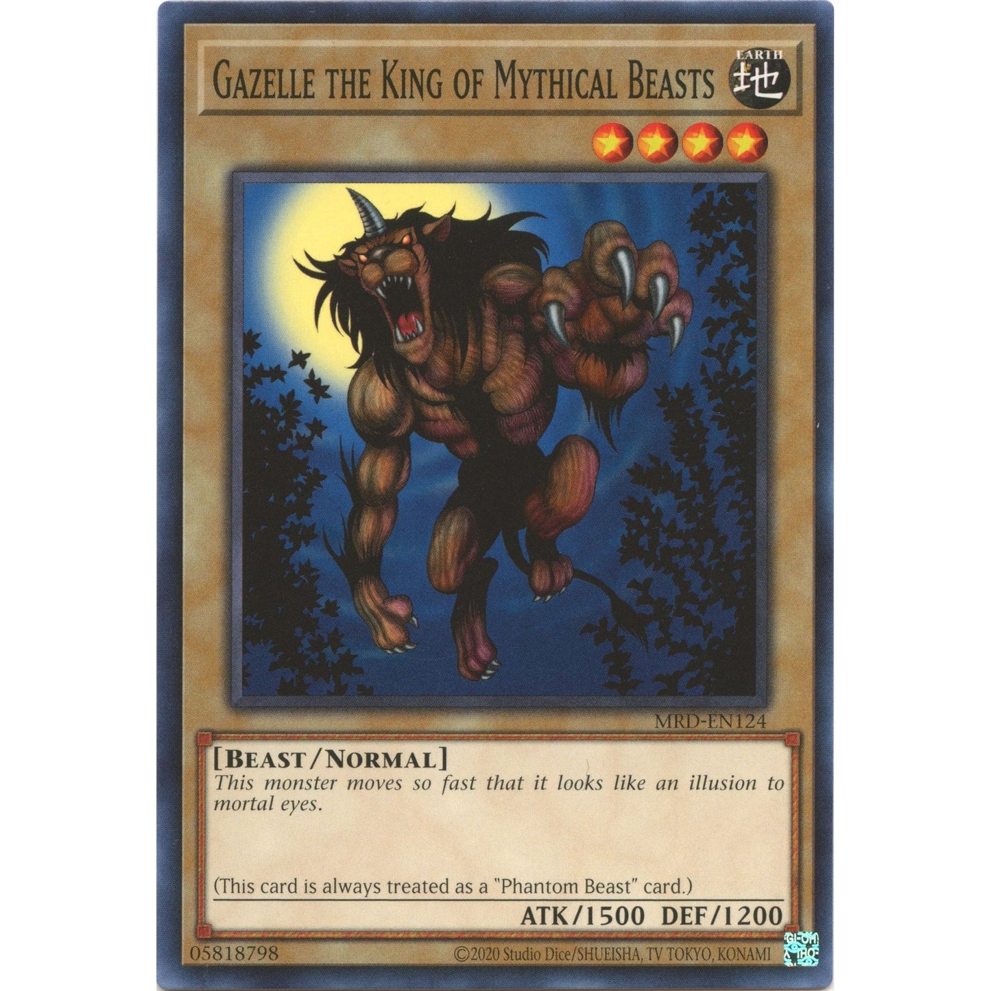 Image for Gazelle the King of Mythical Beasts (MRD-EN124) (MRD-EN) - YuGiOh