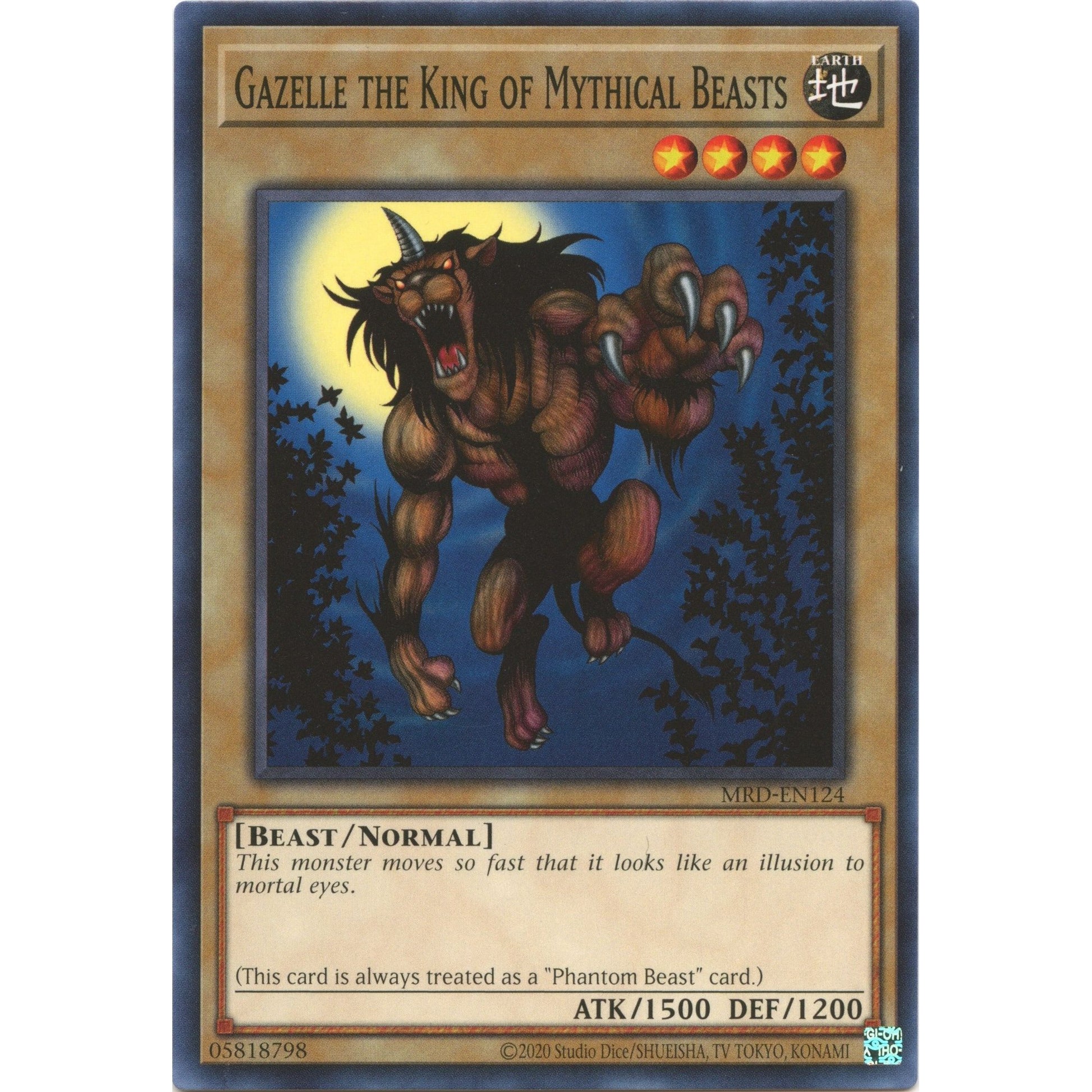Image for Gazelle the King of Mythical Beasts (MRD-EN124) (MRD-EN) - YuGiOh