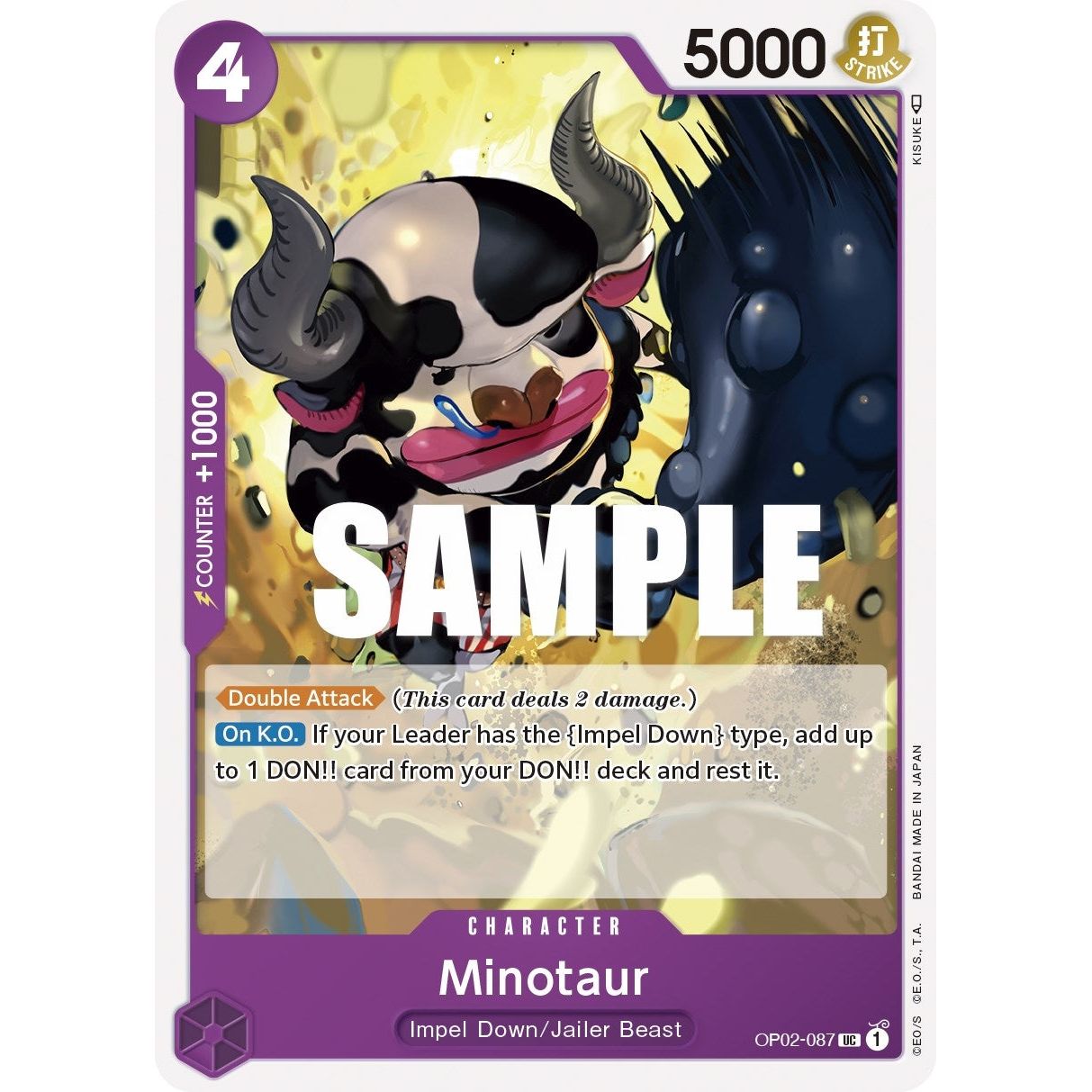 Image for Minotaur (OP02-087) (OP02) - One Piece Card Game