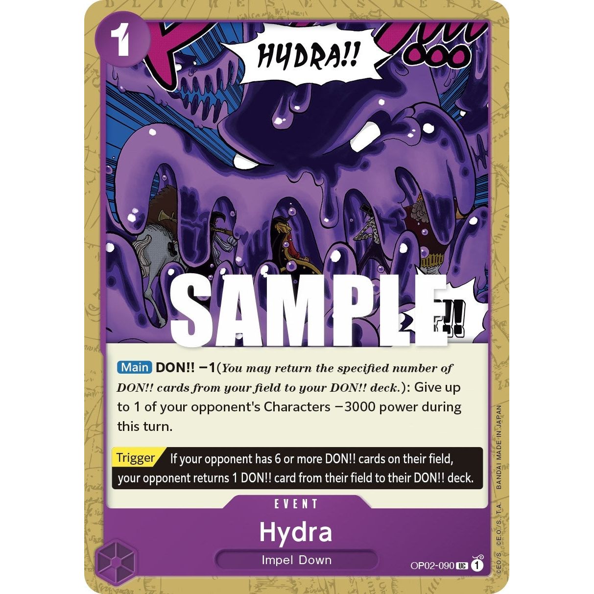 Image for Hydra (OP02-090) (OP02) - One Piece Card Game