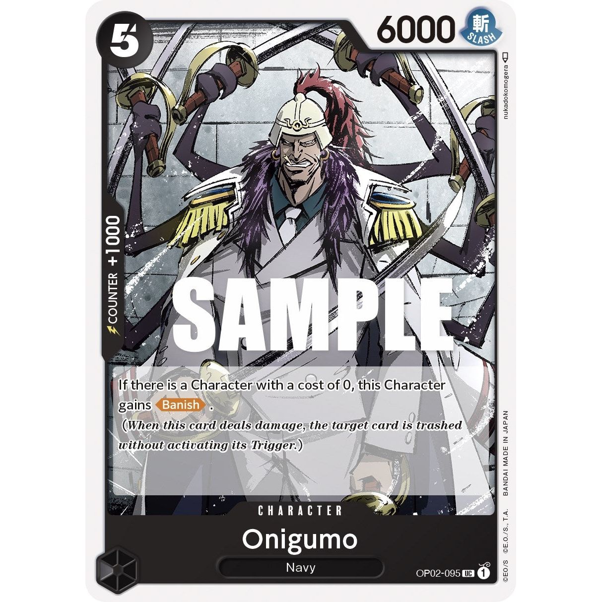 Image for Onigumo (OP02-095) (OP02) - One Piece Card Game
