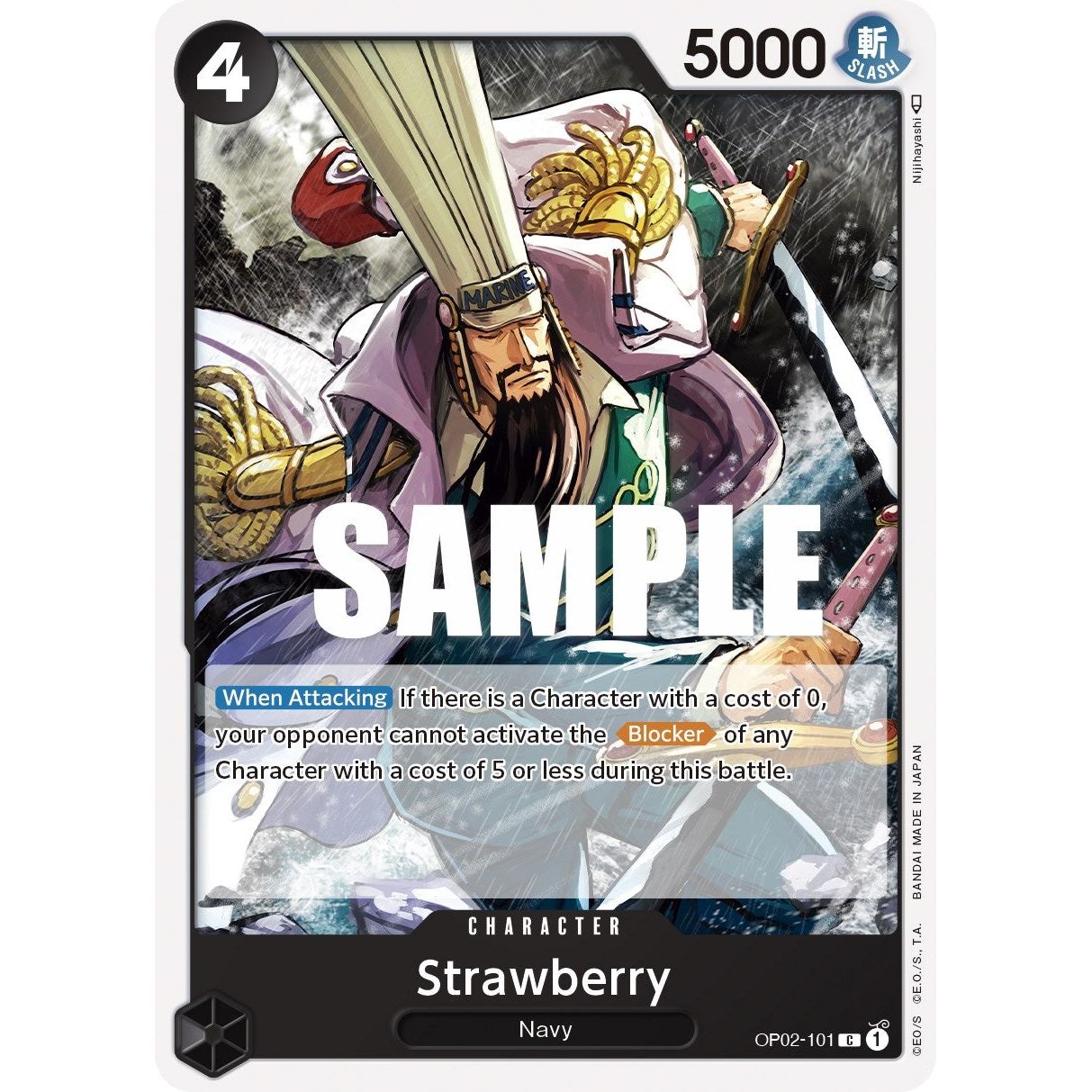 Image for Strawberry (OP02-101) (OP02) - One Piece Card Game