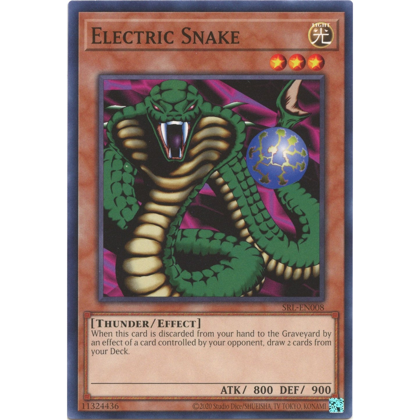 Image for Electric Snake (SRL-EN008) (SRL-EN) - YuGiOh