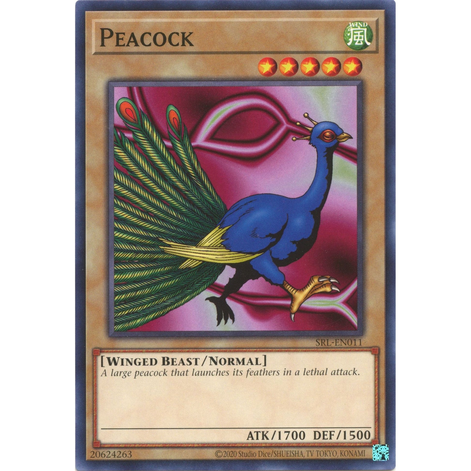 Image for Peacock (SRL-EN011) (SRL-EN) - YuGiOh