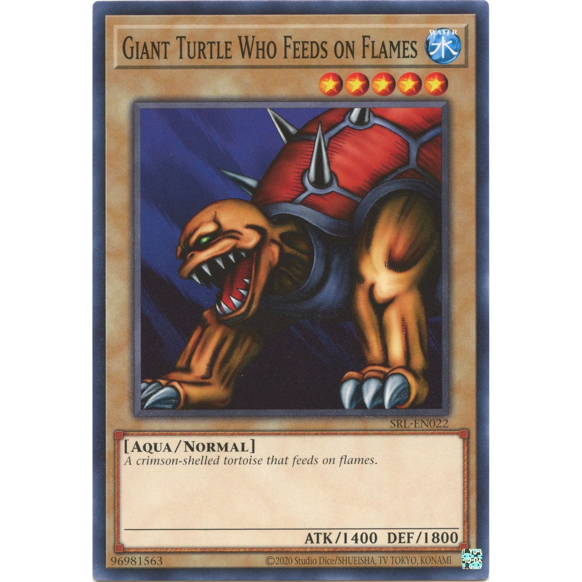 Image for Giant Turtle Who Feeds on Flames (SRL-EN022) (SRL-EN) - YuGiOh