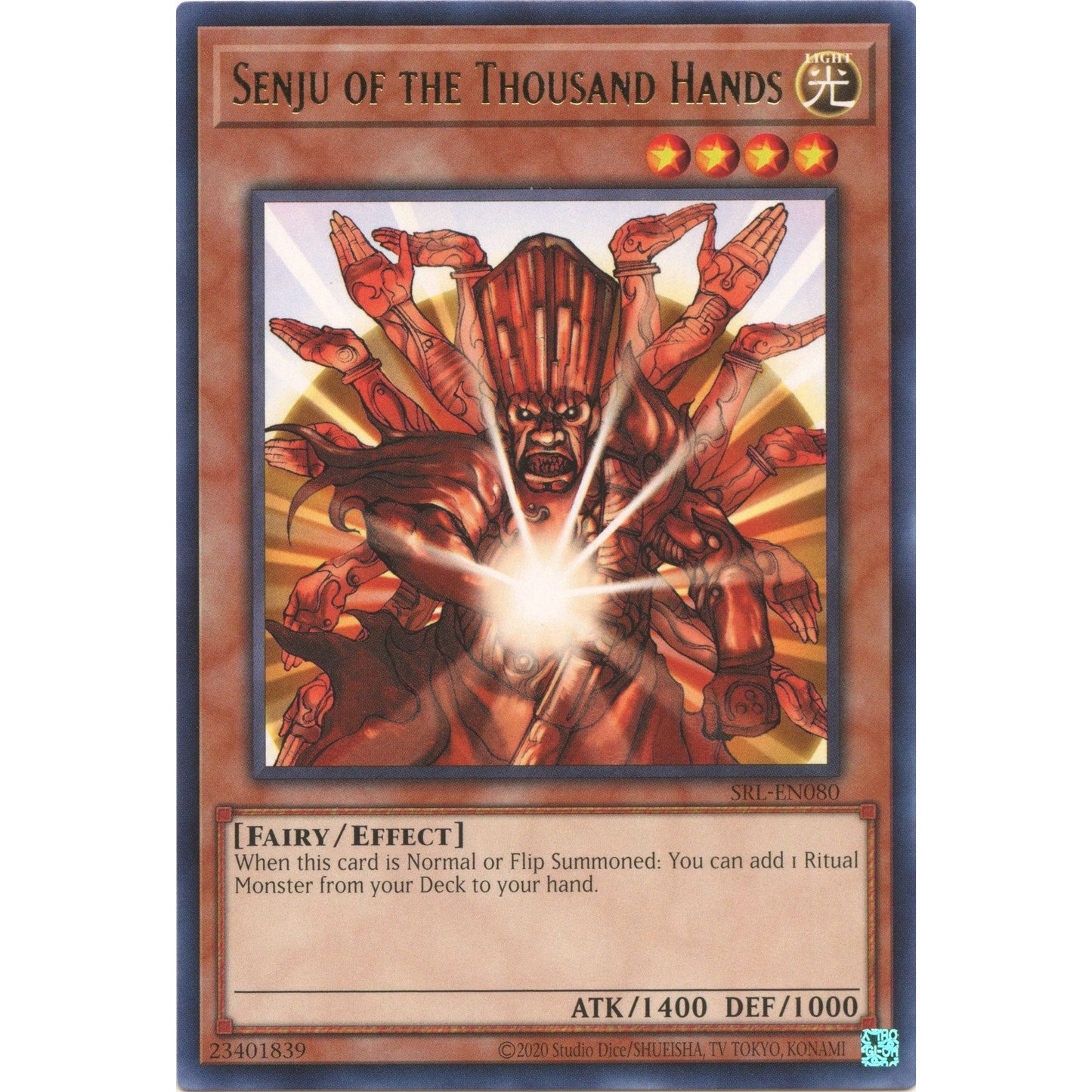 Image for Senju of the Thousand Hands (SRL-EN080) (SRL-EN) - YuGiOh