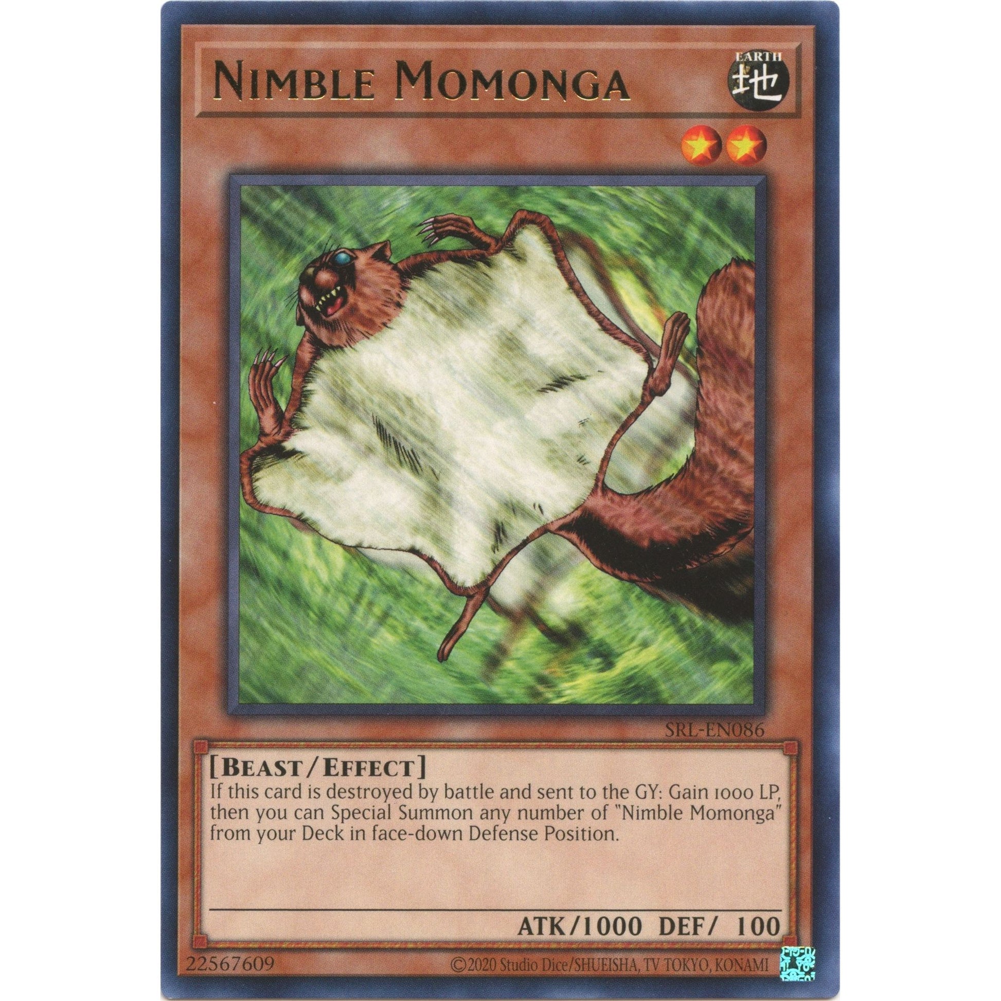 Image for Nimble Momonga (SRL-EN086) (SRL-EN) - YuGiOh