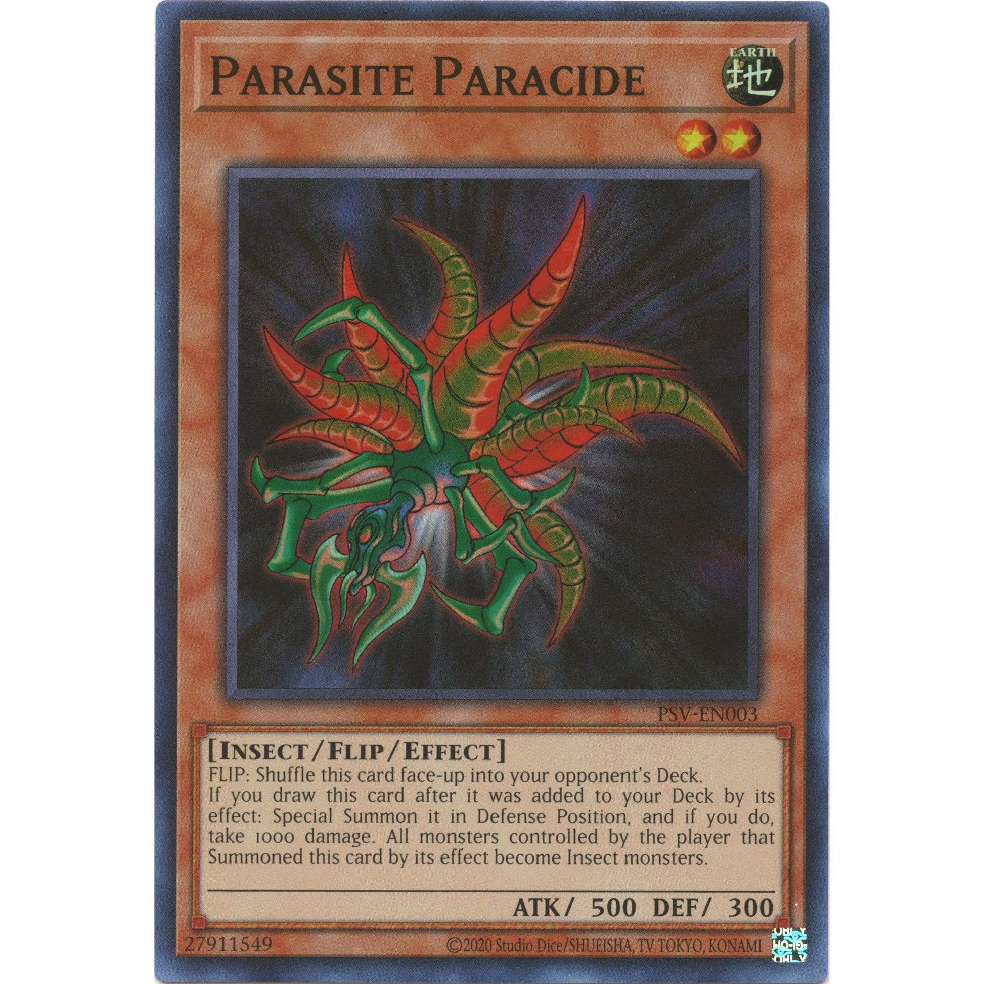 Image for Parasite Paracide (PSV-EN003) (PSV-EN) - YuGiOh