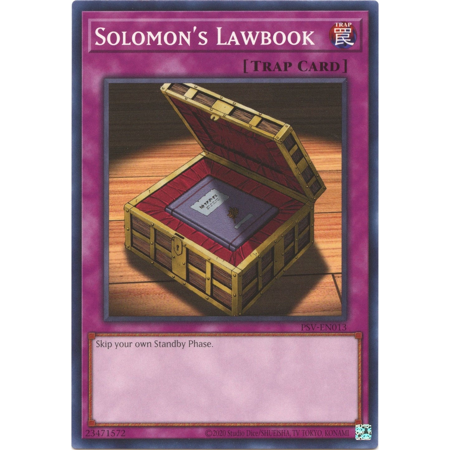Image for Solomon's Lawbook (PSV-EN013) (PSV-EN) - YuGiOh