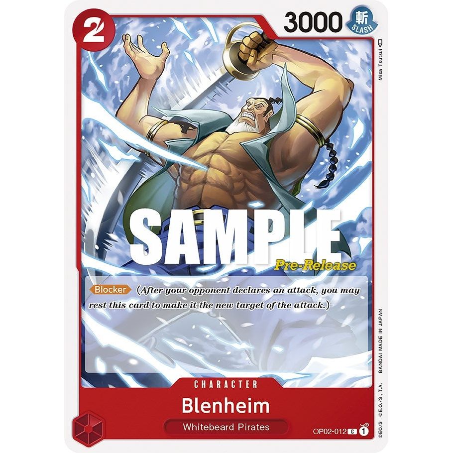 Image for Blenheim (OP02-012) (OP02 PRE) - One Piece Card Game