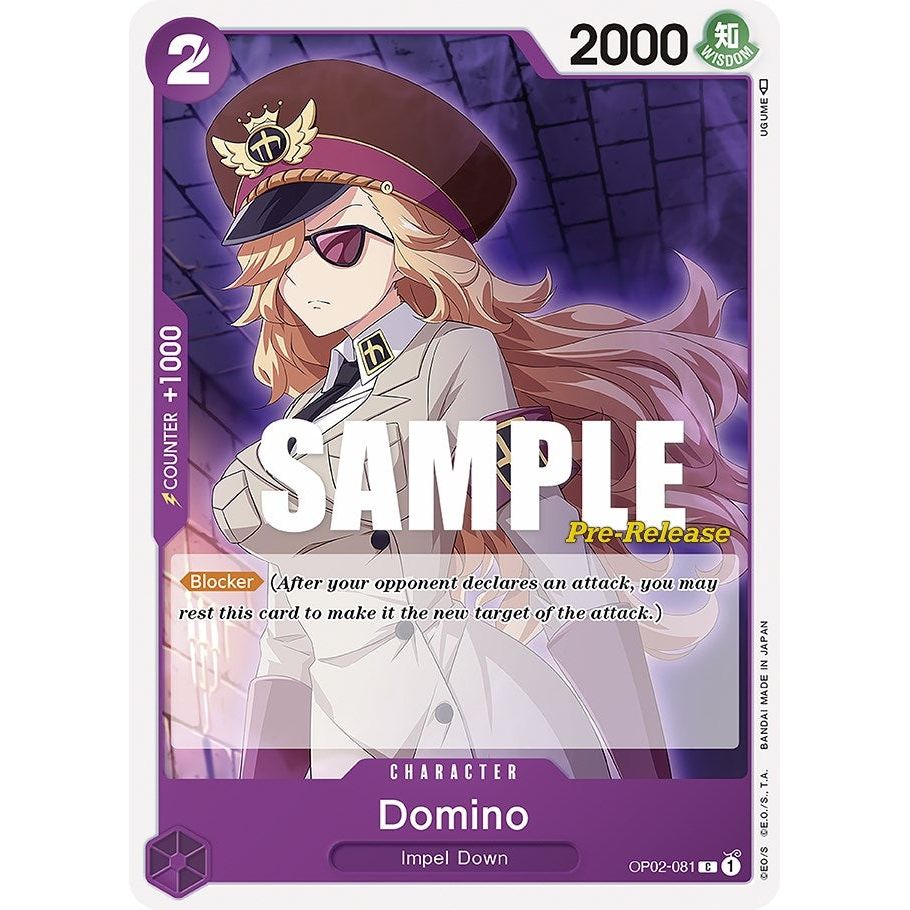 Image for Domino (OP02-081) (OP02 PRE) - One Piece Card Game
