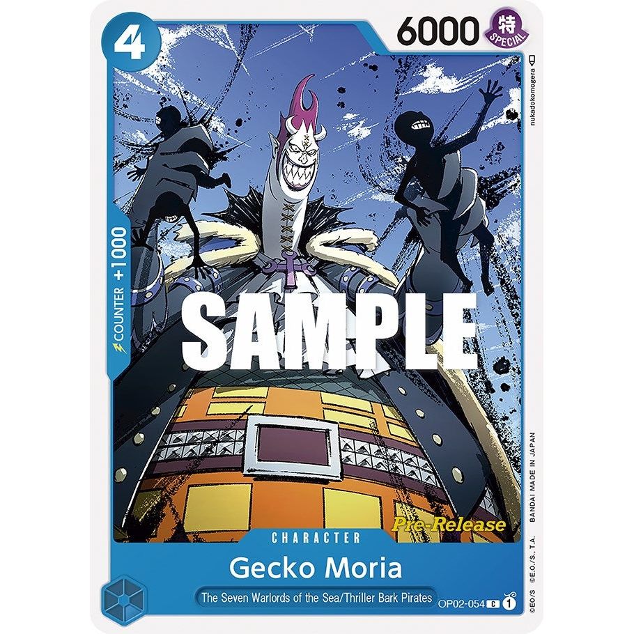 Image for Gecko Moria (OP02-054) (OP02 PRE) - One Piece Card Game