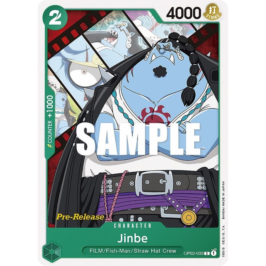 Image for Jinbe (OP02-033) (OP02 PRE) - One Piece Card Game