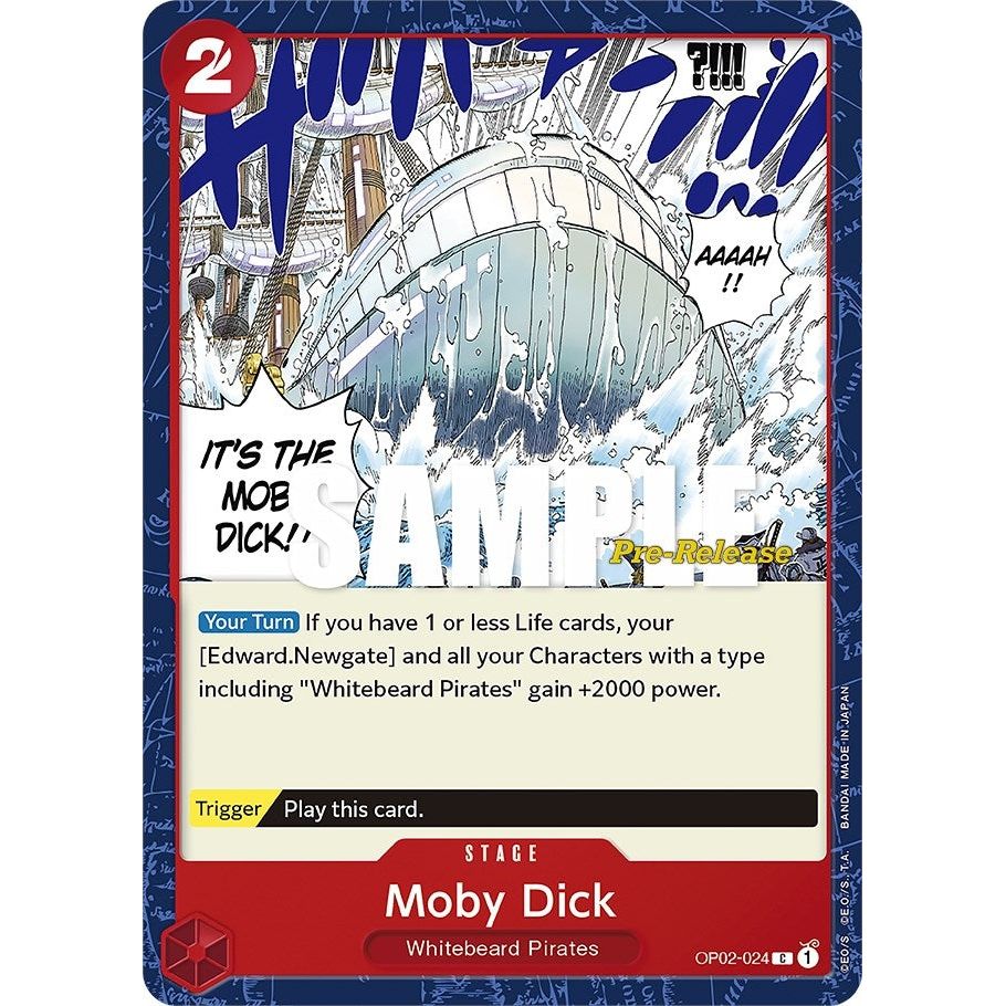 Image for Moby Dick (OP02-024) (OP02 PRE) - One Piece Card Game