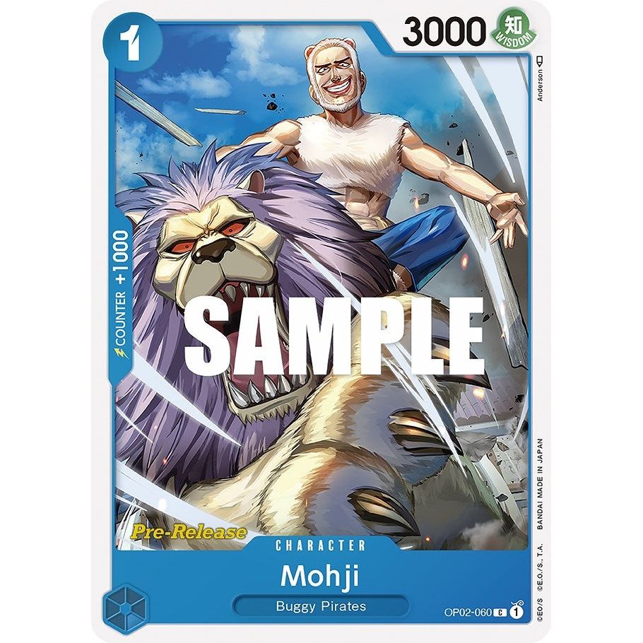 Image for Mohji (OP02-060) (OP02 PRE) - One Piece Card Game
