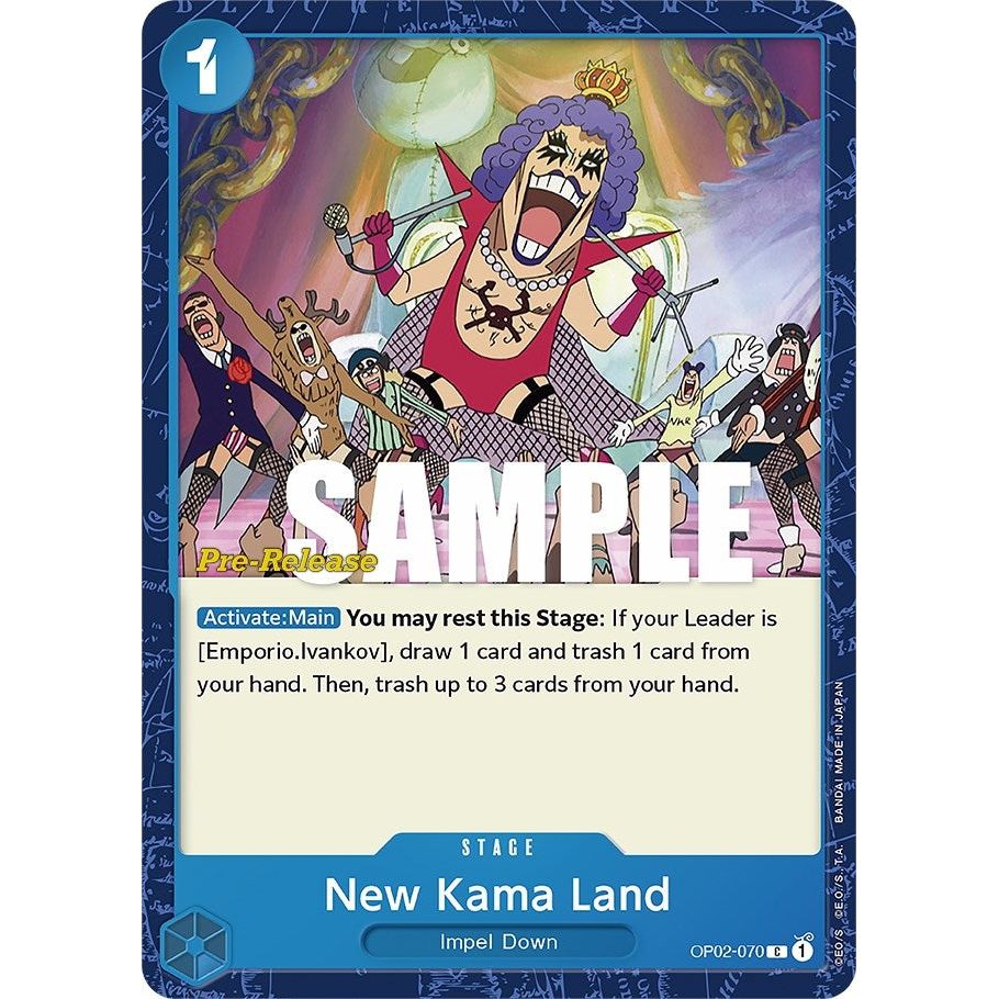 Image for New Kama Land (OP02-070) (OP02 PRE) - One Piece Card Game