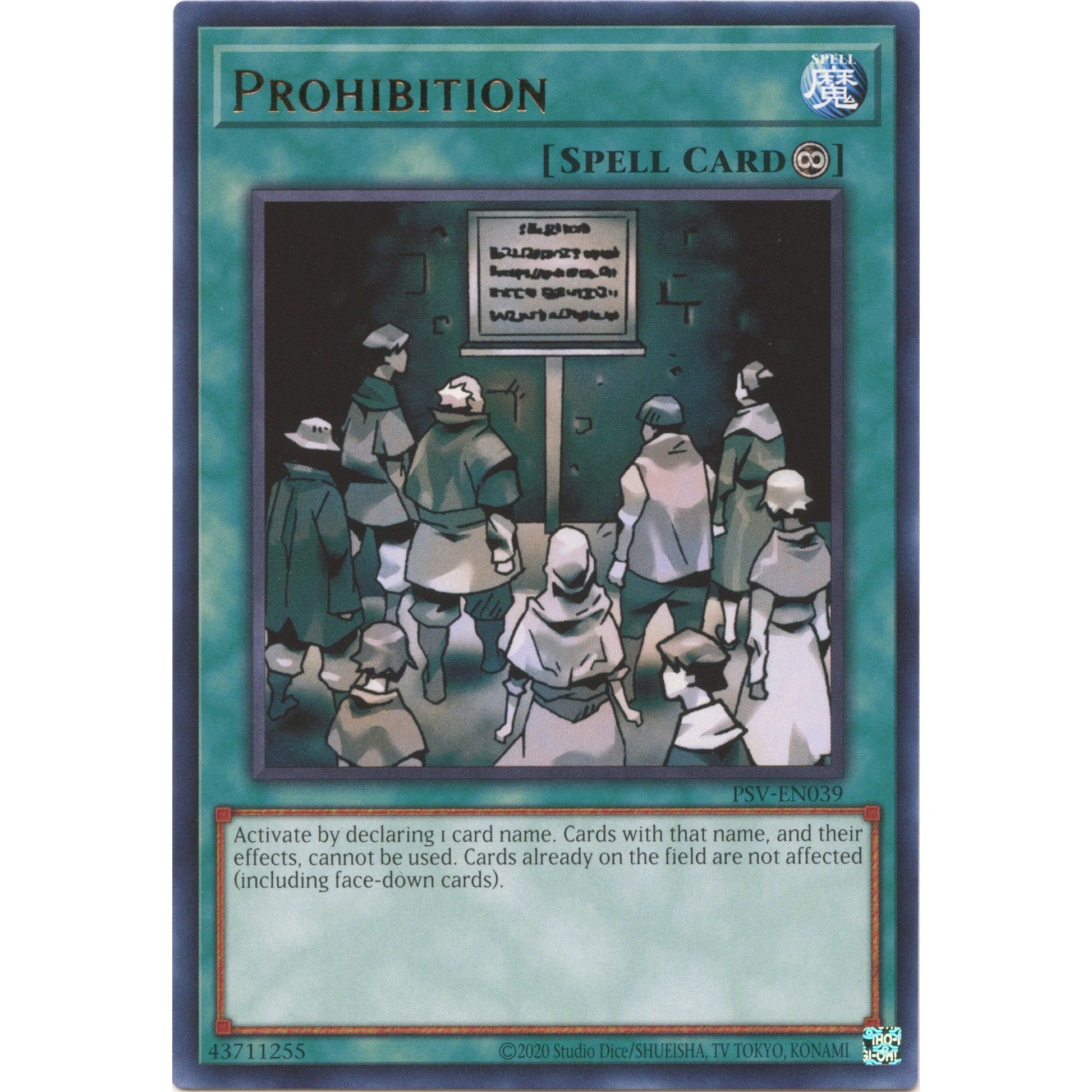 Image for Prohibition (PSV-EN039) (PSV-EN) - YuGiOh