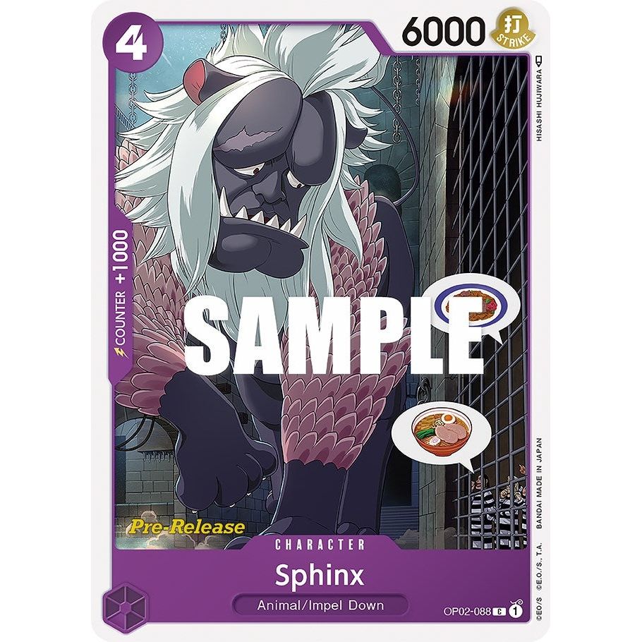Image for Sphinx (OP02-088) (OP02 PRE) - One Piece Card Game