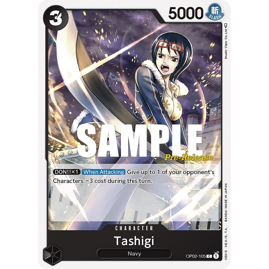 Image for Tashigi (OP02-105) (OP02 PRE) - One Piece Card Game