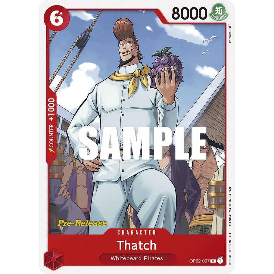 Image for Thatch (OP02-007) (OP02 PRE) - One Piece Card Game