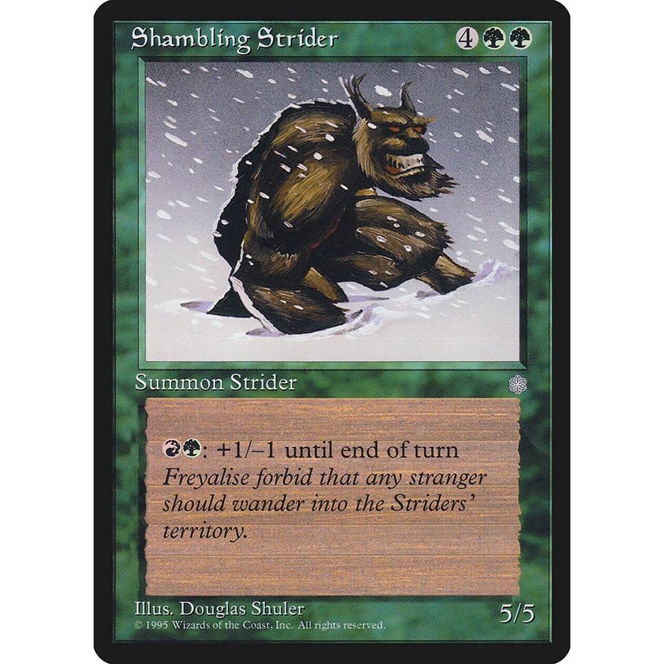 Image for Shambling Strider (ICE) - Magic: The Gathering