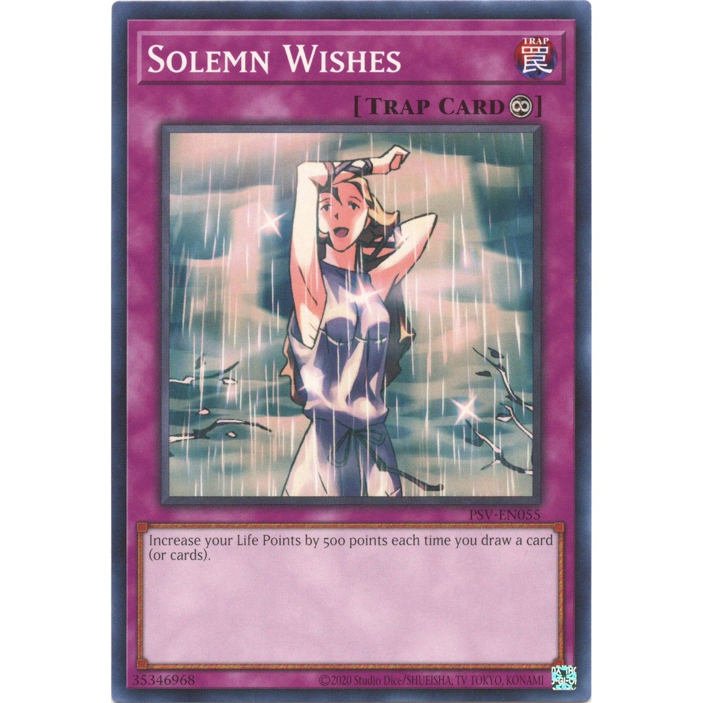 Image for Solemn Wishes (PSV-EN055) (PSV-EN) - YuGiOh
