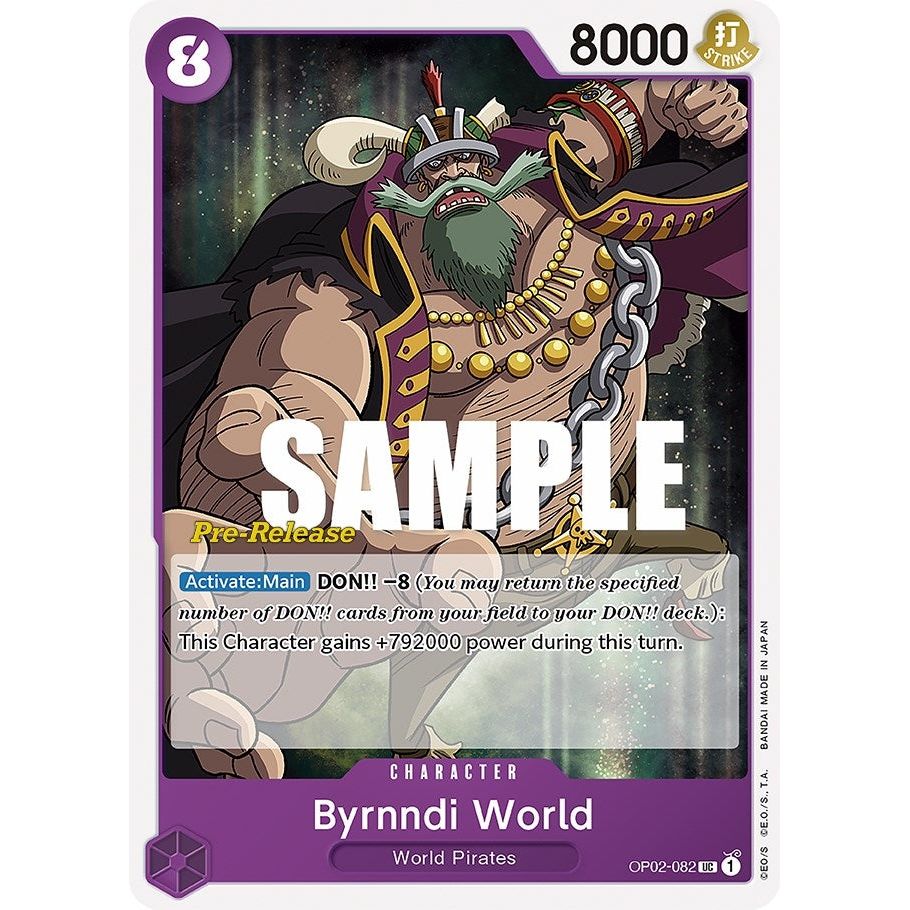 Image for Byrnndi World (OP02-082) (OP02 PRE) - One Piece Card Game