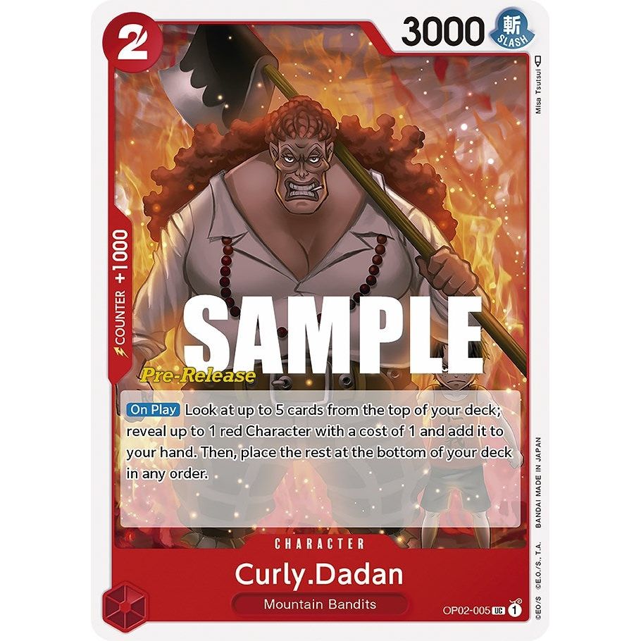 Image for Curly.Dadan (OP02-005) (OP02 PRE) - One Piece Card Game
