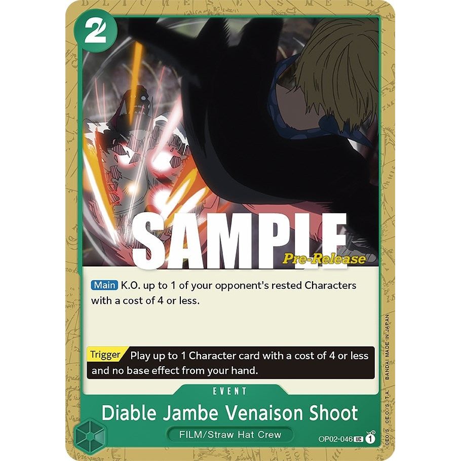 Image for Diable Jambe Venaison Shoot (OP02-046) (OP02 PRE) - One Piece Card Game
