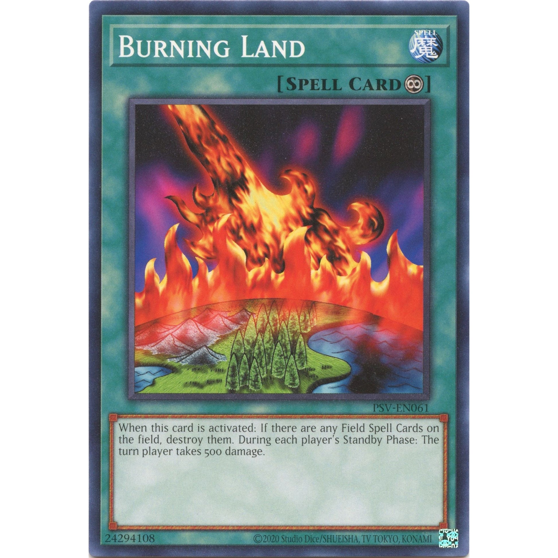 Image for Burning Land (PSV-EN061) (PSV-EN) - YuGiOh