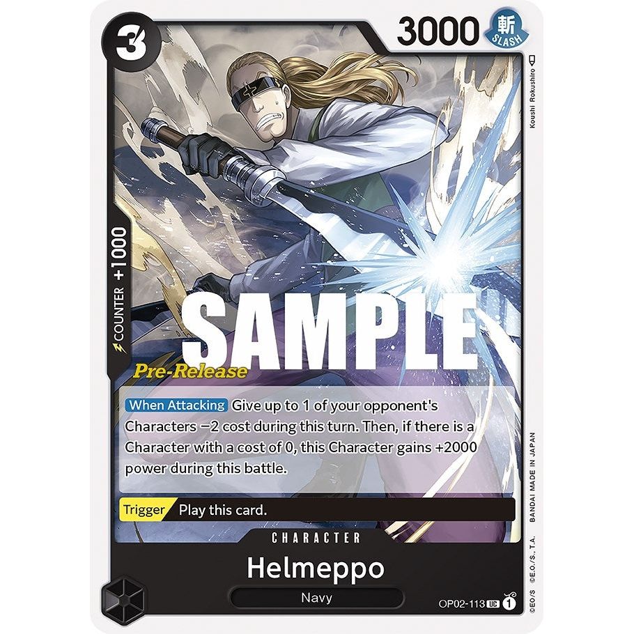 Image for Helmeppo (OP02-113) (OP02 PRE) - One Piece Card Game