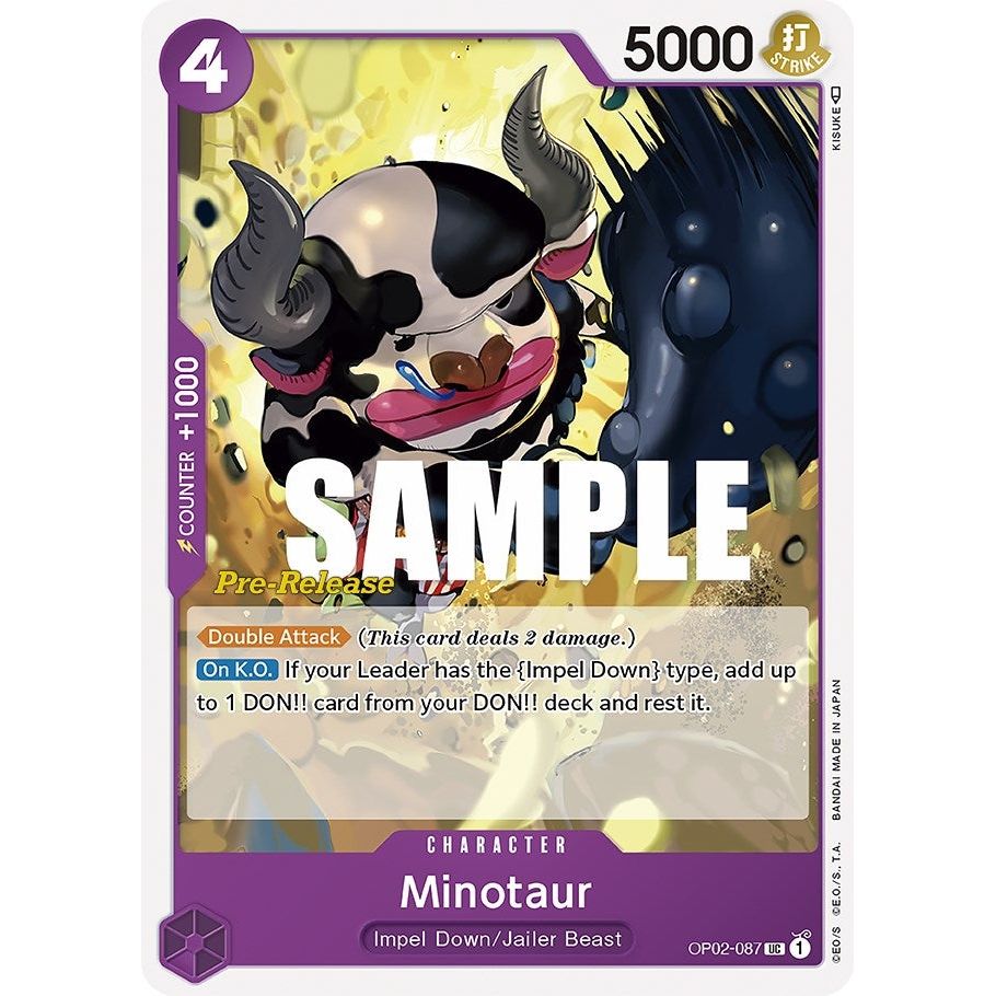 Image for Minotaur (OP02-087) (OP02 PRE) - One Piece Card Game