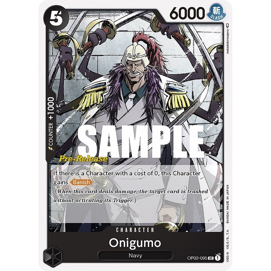 Image for Onigumo (OP02-095) (OP02 PRE) - One Piece Card Game