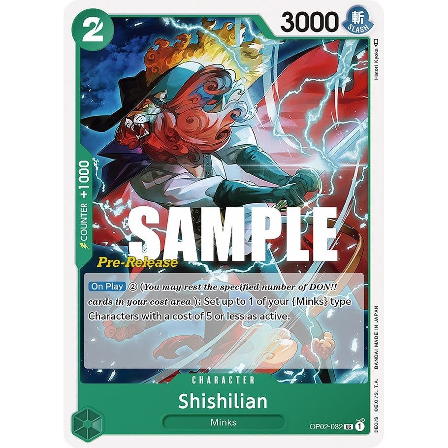 Image for Shishilian (OP02-032) (OP02 PRE) - One Piece Card Game