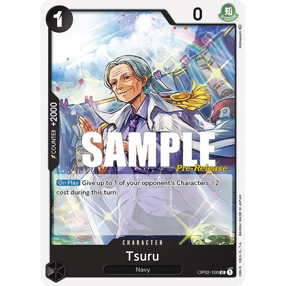 Image for Tsuru (OP02-106) (OP02 PRE) - One Piece Card Game