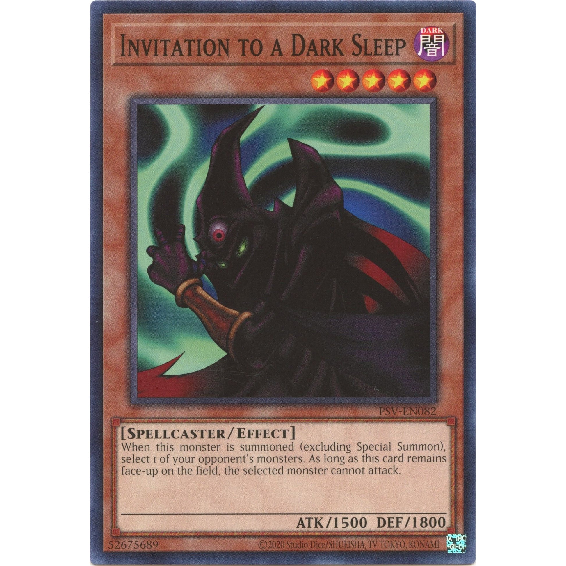 Image for Invitation to a Dark Sleep (PSV-EN082) (PSV-EN) - YuGiOh