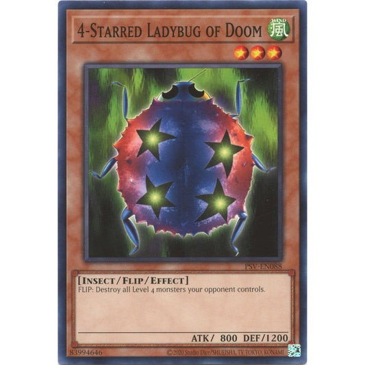 Image for 4-Starred Ladybug of Doom (PSV-EN088) (PSV-EN) - YuGiOh