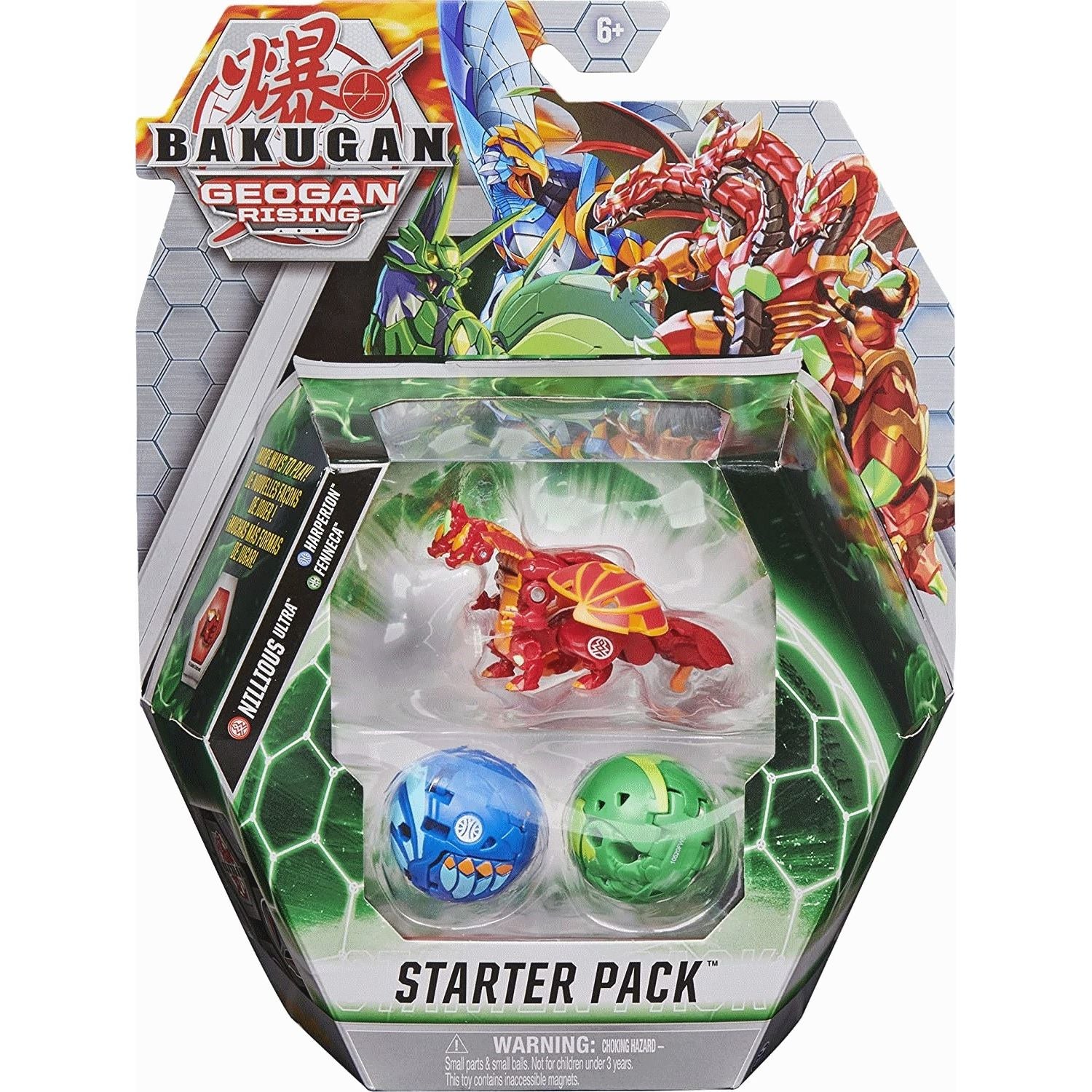 Image for Bakugan Starter 3-Pack - Pyrus Nillious Ultra - Bakugan TCG