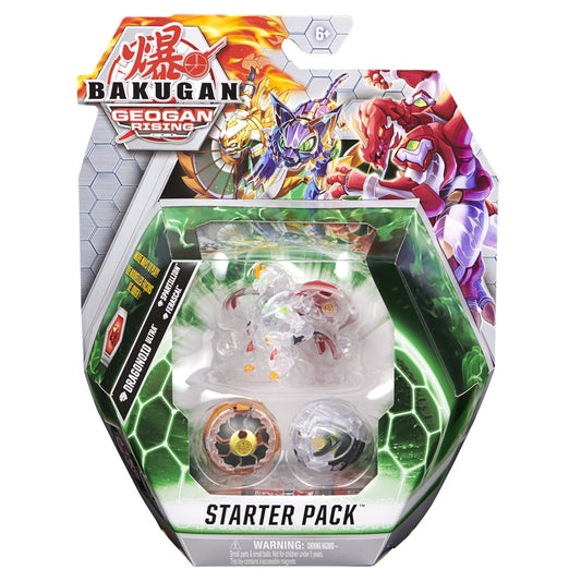 Image for Bakugan Starter 3-Pack - Pyrus Diamond Dragonoid Ultra - Bakugan TCG