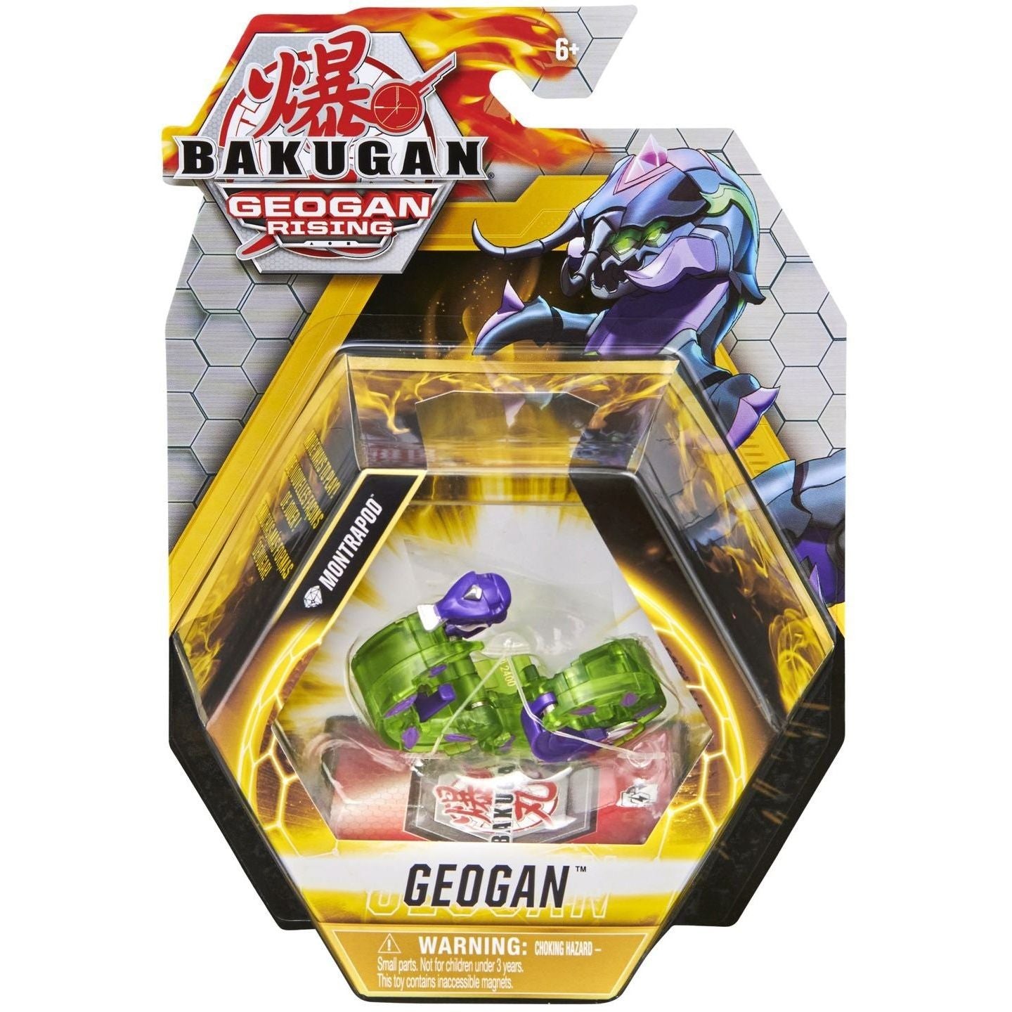 Image for Bakugan Geogan Single Pack - Darkus Diamond Montrapod - Bakugan TCG