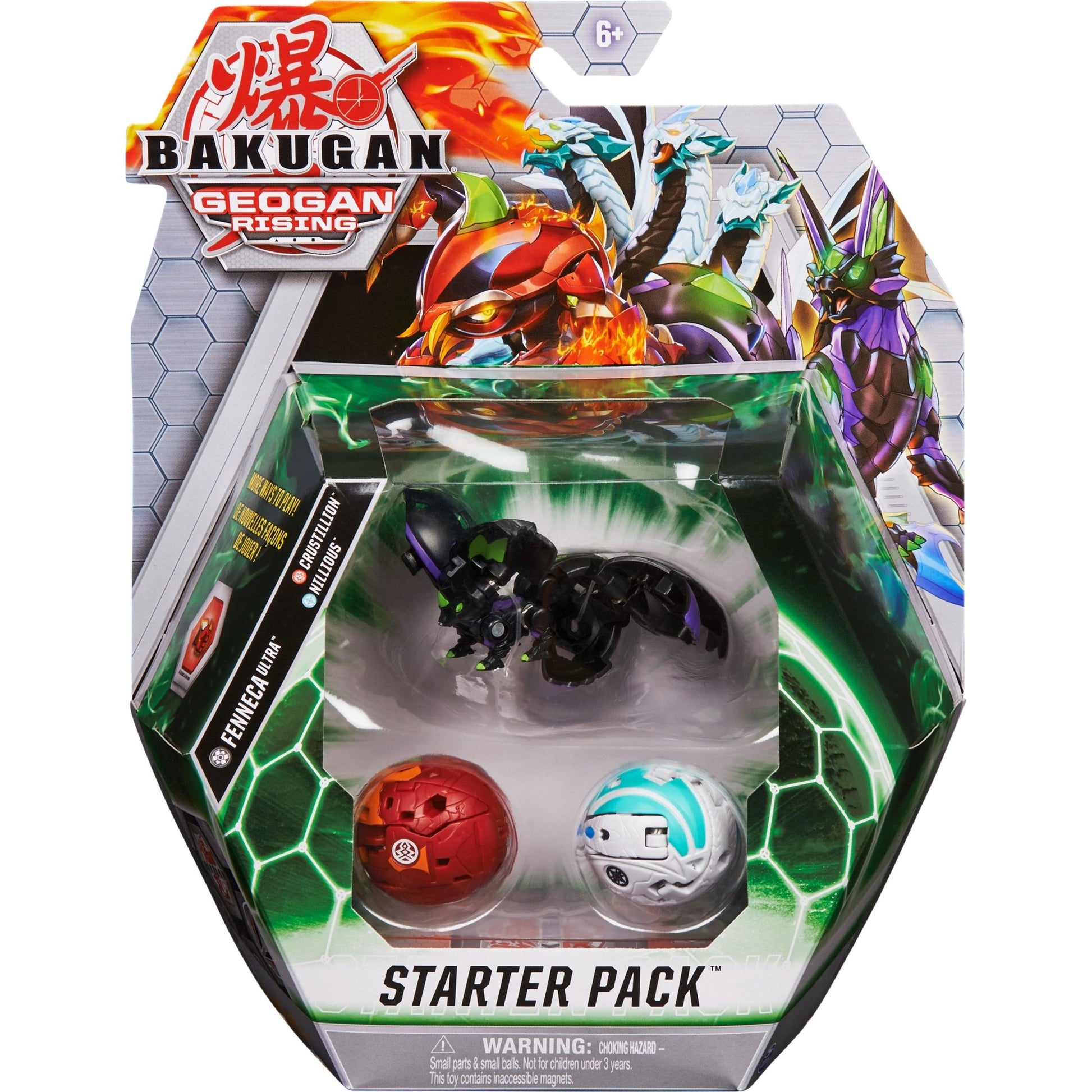 Image for Bakugan Starter 3-Pack - Darkus Fenneca Ultra - Bakugan TCG