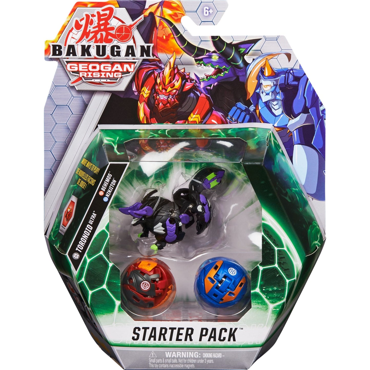Image for Bakugan Starter 3-Pack - Darkus Toronoid Ultra - Bakugan TCG