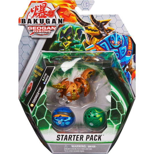 Image for Bakugan Starter 3-Pack - Aurelus Toronoid Ultra - Bakugan TCG