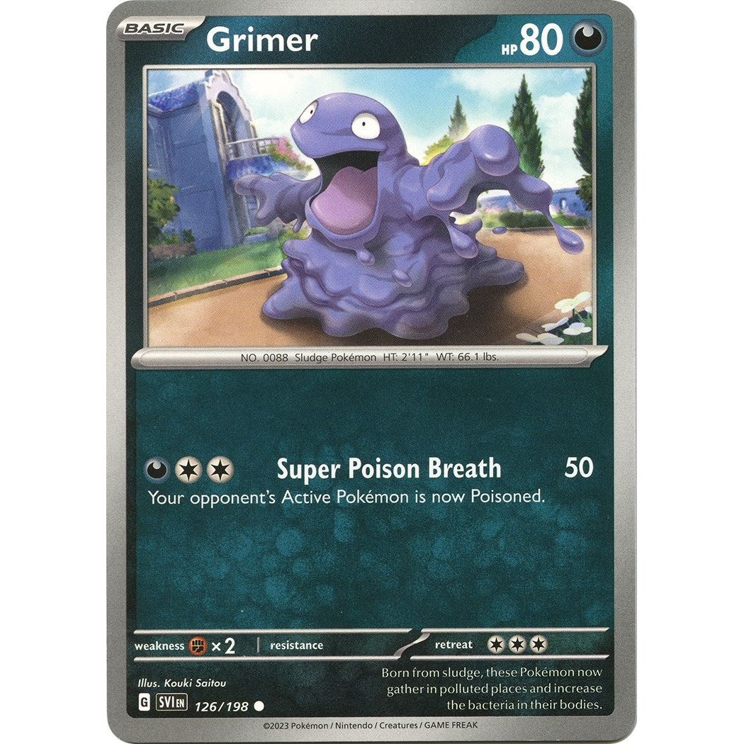 Image for Grimer (126/198) (SVI) - Pokemon