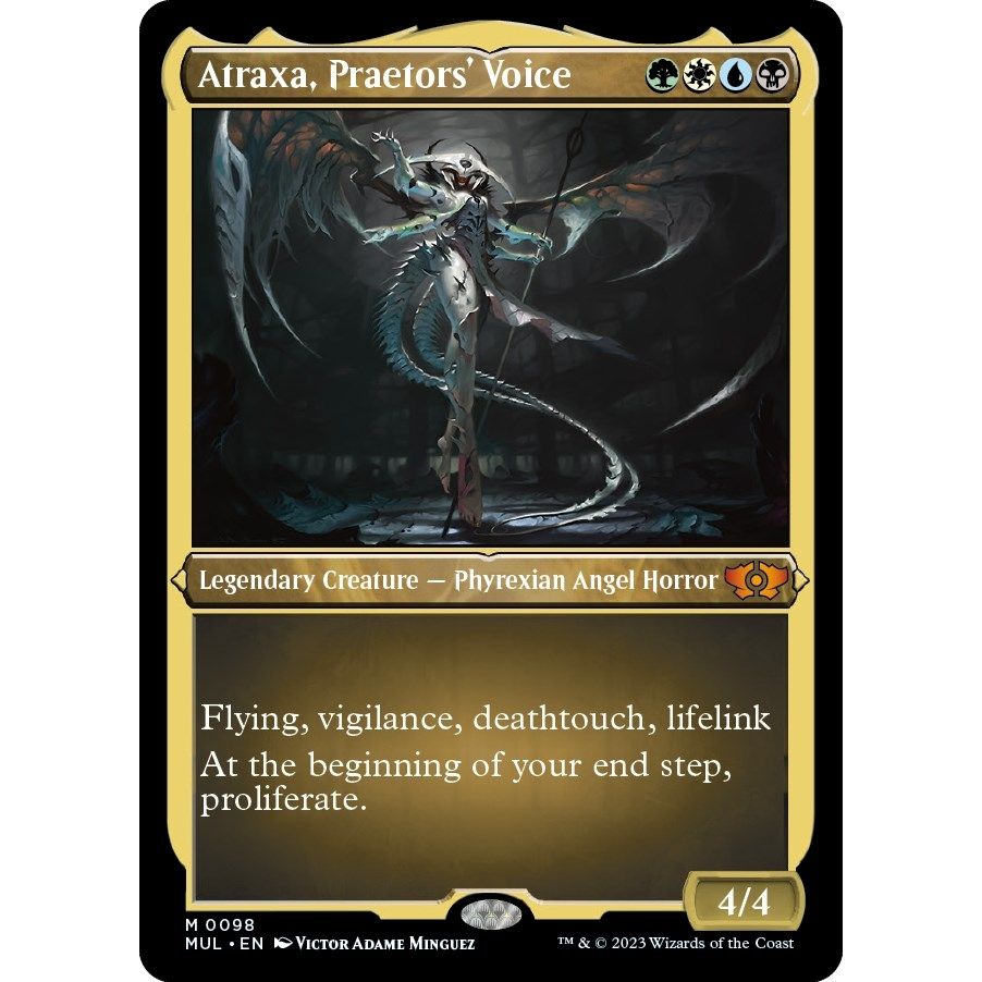 Image for Atraxa, Praetors' Voice (Foil Etched) (98) (MUL) - Magic: The Gathering