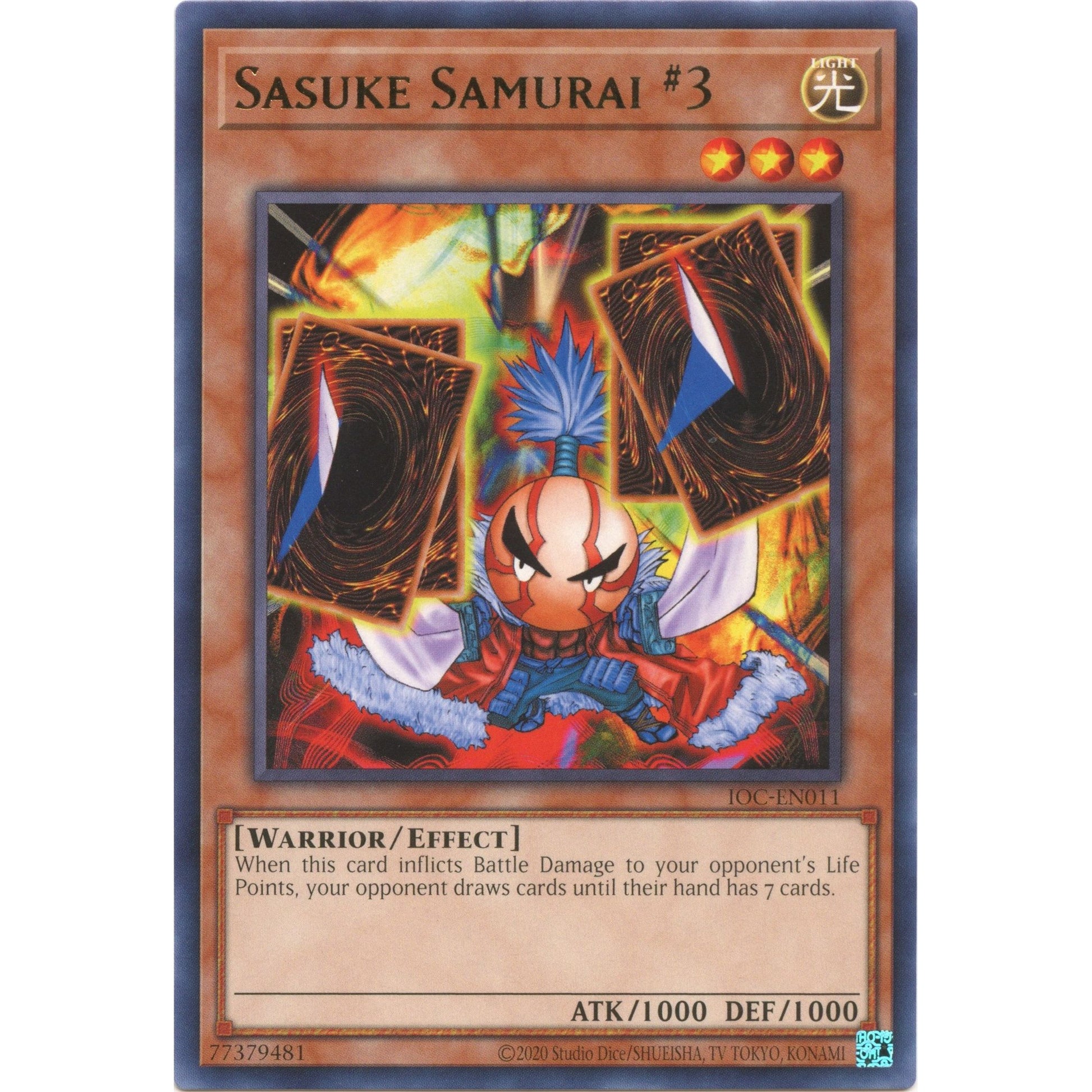 Image for Sasuke Samurai #3 (IOC-EN011) (IOC-EN) - YuGiOh
