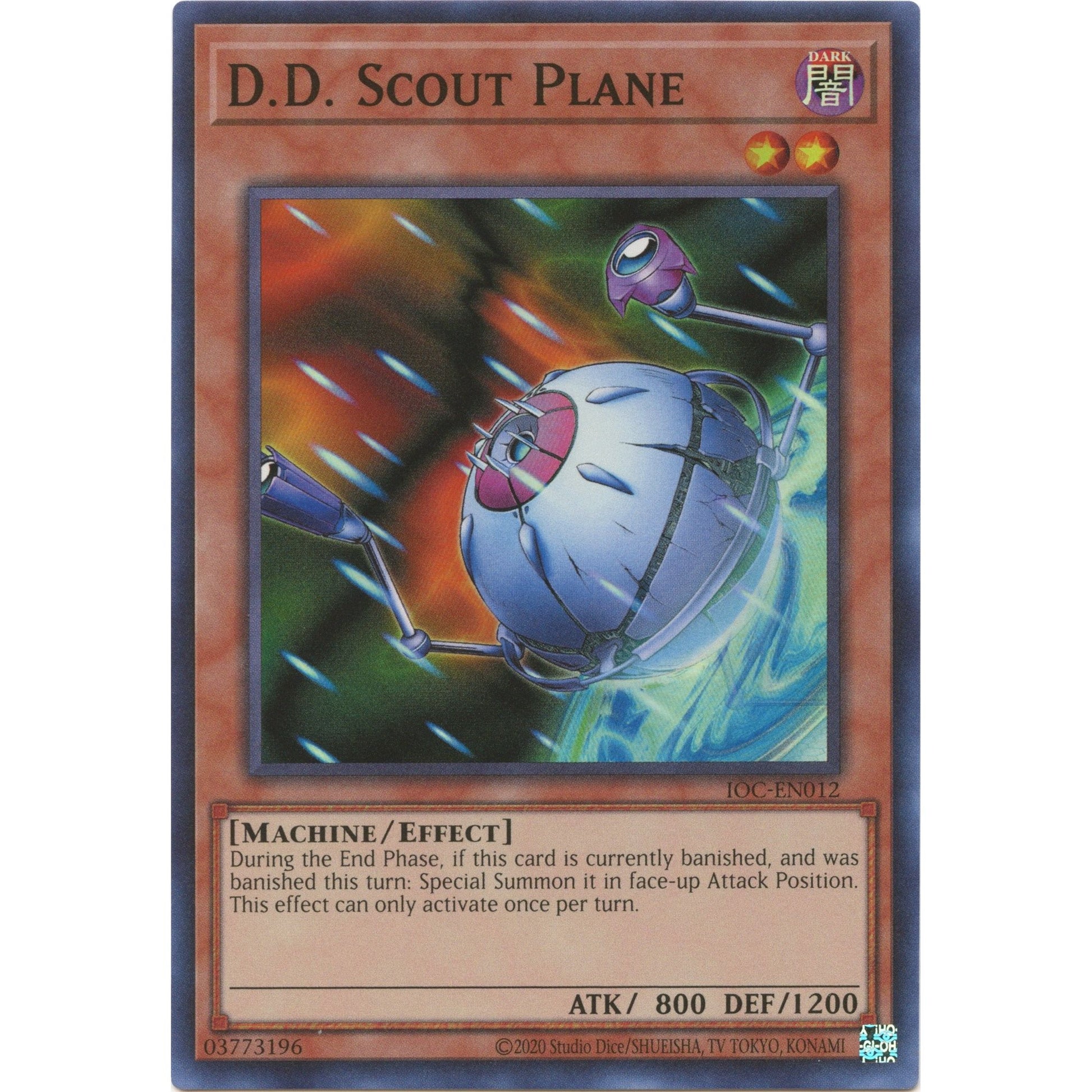 Image for D.D. Scout Plane (IOC-EN012) (IOC-EN) - YuGiOh